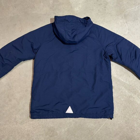 LL Bean Mountain Hooded Jacket Coat Youth Boys Size XL 18 Navy Full Zip Pockets - Picture 6 of 11